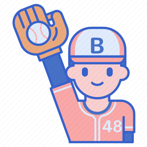 Ball, fielder, game, play icon - Download on Iconfinder