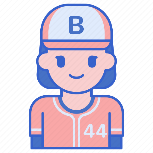 Baseball, girl, player, woman icon - Download on Iconfinder