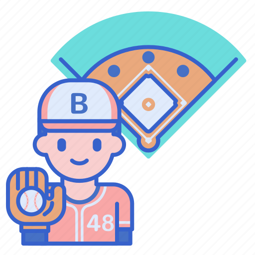 Ball, game, infielder, play icon - Download on Iconfinder