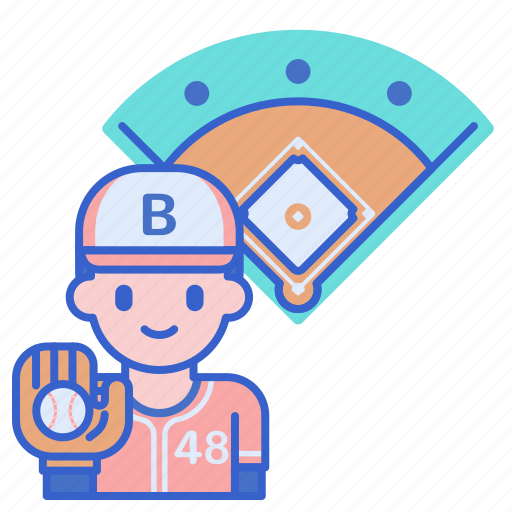 Game, man, outfielder, play icon - Download on Iconfinder