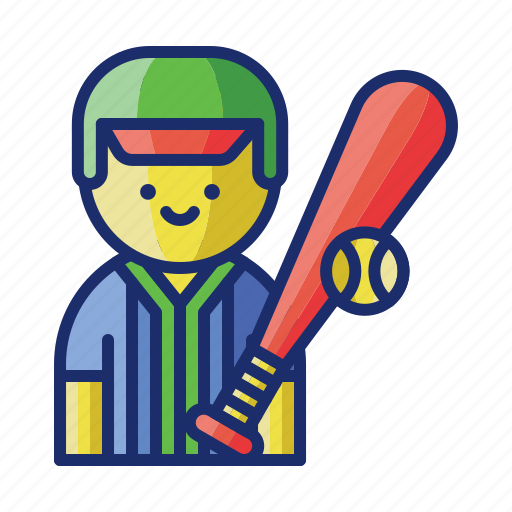 Ballplayer, baseball, player, sport icon - Download on Iconfinder