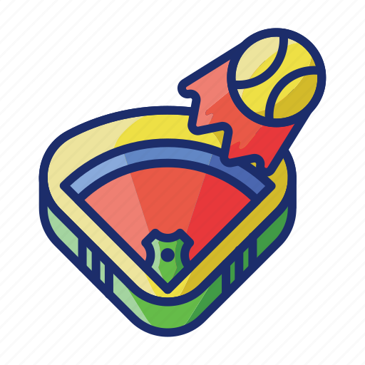 Baseball, home, run icon - Download on Iconfinder