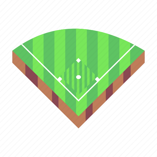Baseball ground, baseball field, baseball arena, baseball, baseball game icon - Download on Iconfinder