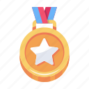 star medal, reward, prize, success, achievement