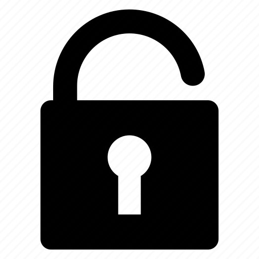 Saftey, password, unlock, unlocked, lock icon - Download on Iconfinder