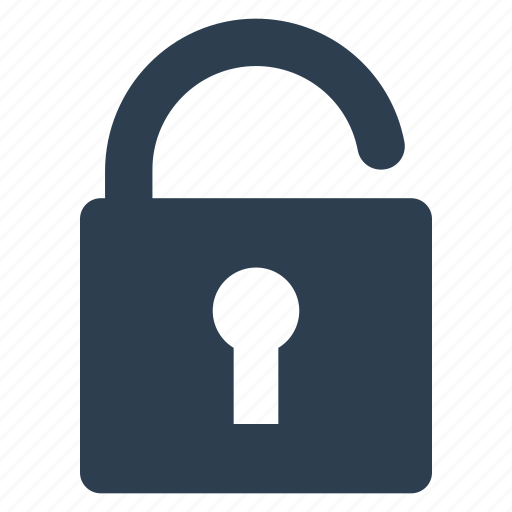 Lock, password, unlock, unlocked, saftey icon - Download on Iconfinder
