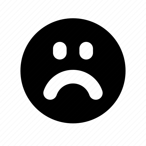 Sad, emoji, expression, unhappy, emoticon icon - Download on Iconfinder