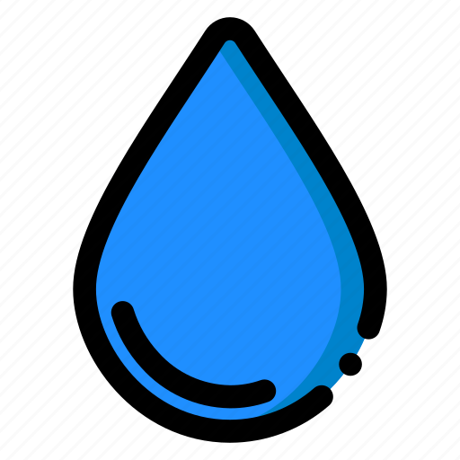 Color, draw, drop, blue drop, tear, blue tear, palette icon - Download on Iconfinder