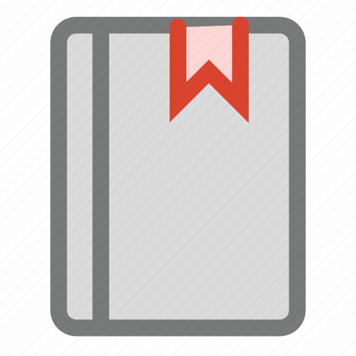 Book, bookmark, diary, education icon - Download on Iconfinder