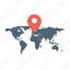 address, basic, business, ecommerce, location, map, world map 