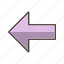 arrow, back, basic elements 