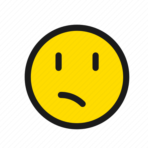 Confused, face, confusion, emoji, expression, smiley icon - Download on Iconfinder