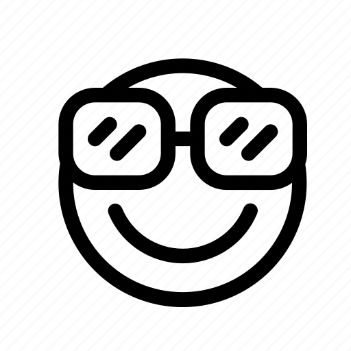 Cool, emoji, glasses, pride, proud, smile, smiley icon - Download on Iconfinder