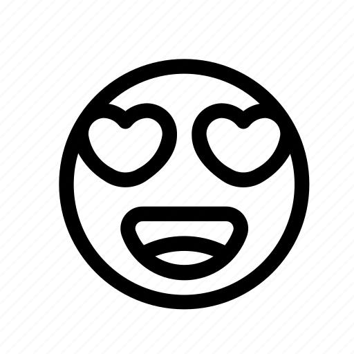 Emoji, eyes, face, heart, love, smiley, smiling icon - Download on Iconfinder