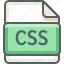 basic, css, file, extension, format, type 