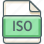 basic, file, iso, extension, format, type, data 