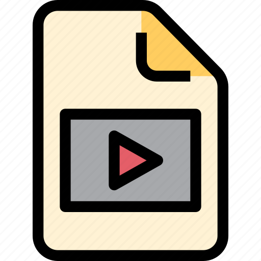 Clip, file, movie, video, youtube icon - Download on Iconfinder
