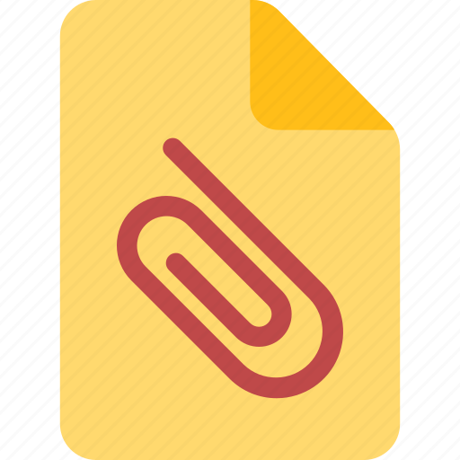 Attach, clip, document, file, paper icon - Download on Iconfinder