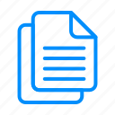 blue, document, documents, file, files, sheet, text
