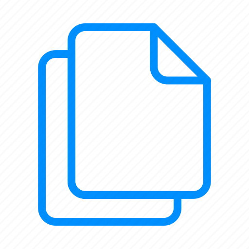 Blue, document, documents, file, files, sheet, text icon - Download on Iconfinder