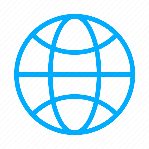 Blue, browser, earth, globe, internet, network, web icon - Download on Iconfinder