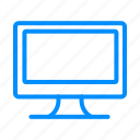blue, computer, desktop, device, monitor, pc, screen