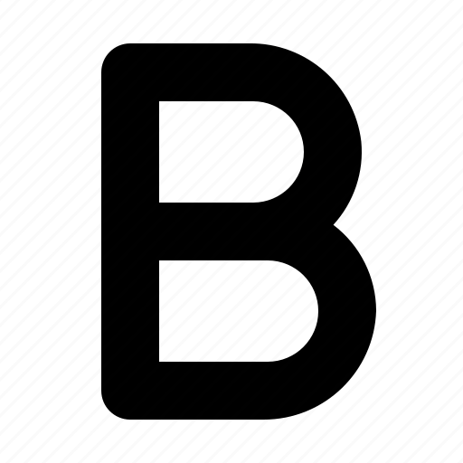 Bold, letter, b, text, text format, text formatting icon - Download on Iconfinder