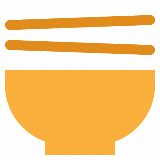 Asian, food, noodle, bowl, chopstick, chinese, meal icon - Download on Iconfinder
