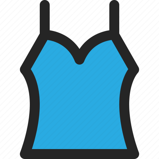 Camisole, tank, top, woman, apparel, clothes, wear icon - Download on Iconfinder