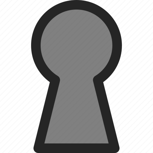 Keyhole, key, secret, secure, private, lock, door icon - Download on Iconfinder