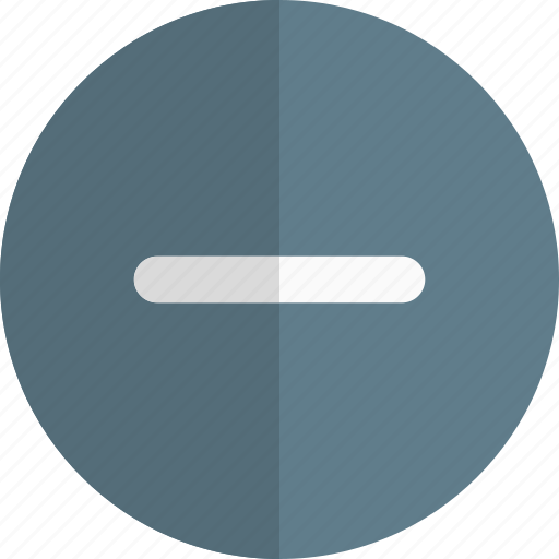 Minus, circle icon - Download on Iconfinder on Iconfinder