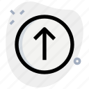 arrow, up, circle, business, user, technology, interface