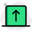 arrow, up, square, business, user, technology, interface 
