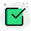 checkmark, square, business, user, technology, interface 