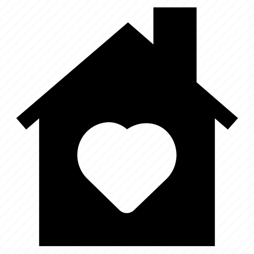 Home, love, building, heart, house icon - Download on Iconfinder