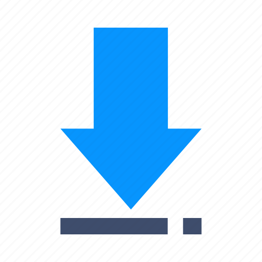 Arrow down, download, import, save icon - Download on Iconfinder