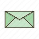 envelope, inbox, basic ui