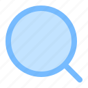 find, glass, look, magnifying, research, search