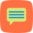 chat, conversation, message