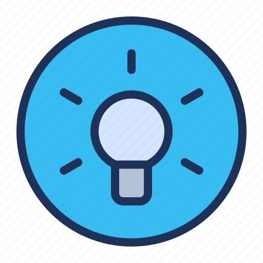 Bright, idea, lamp, ui icon - Download on Iconfinder