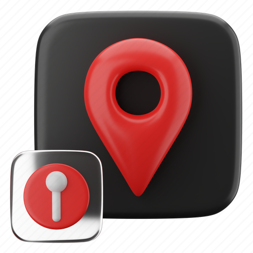 Map, pin, location, pointer, marker, locator, gps 3D illustration - Download on Iconfinder