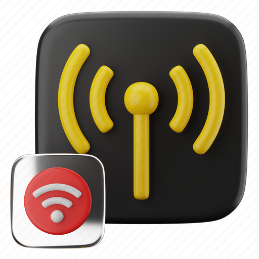 Wifi, pole, signal, tower, network, wireless, antenna 3D illustration - Download on Iconfinder