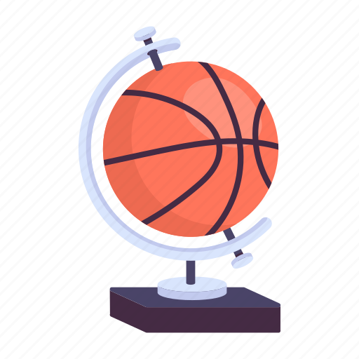 Basketball globe, basketball game, basketball sport, basketball, ball game icon - Download on Iconfinder