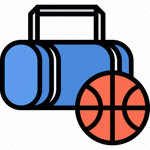 Bag, ball, basketball, player, sport, workout icon - Download on Iconfinder
