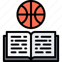 ball, basketball, book, education, player, sport