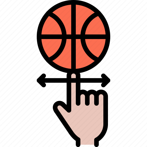 Ball, basketball, finger, player, rotation, sport icon - Download on Iconfinder
