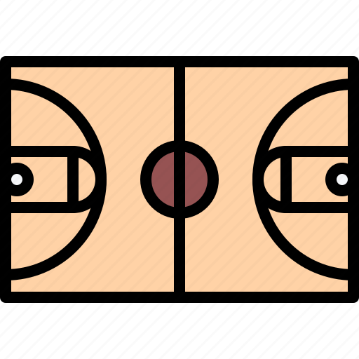 Ball, basket, basketball, court, hoop, player, sport icon - Download on Iconfinder