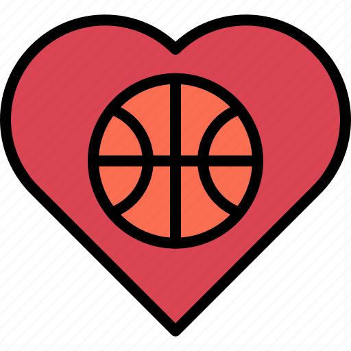 Ball, basketball, heart, love, player, sport icon - Download on Iconfinder