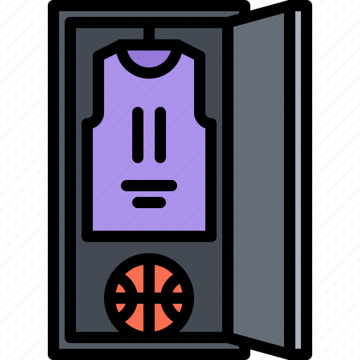 Ball, basketball, locker, player, room, sport, uniform icon - Download on Iconfinder
