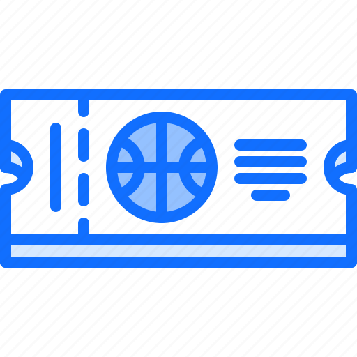Ball, basketball, player, sport, ticket icon - Download on Iconfinder